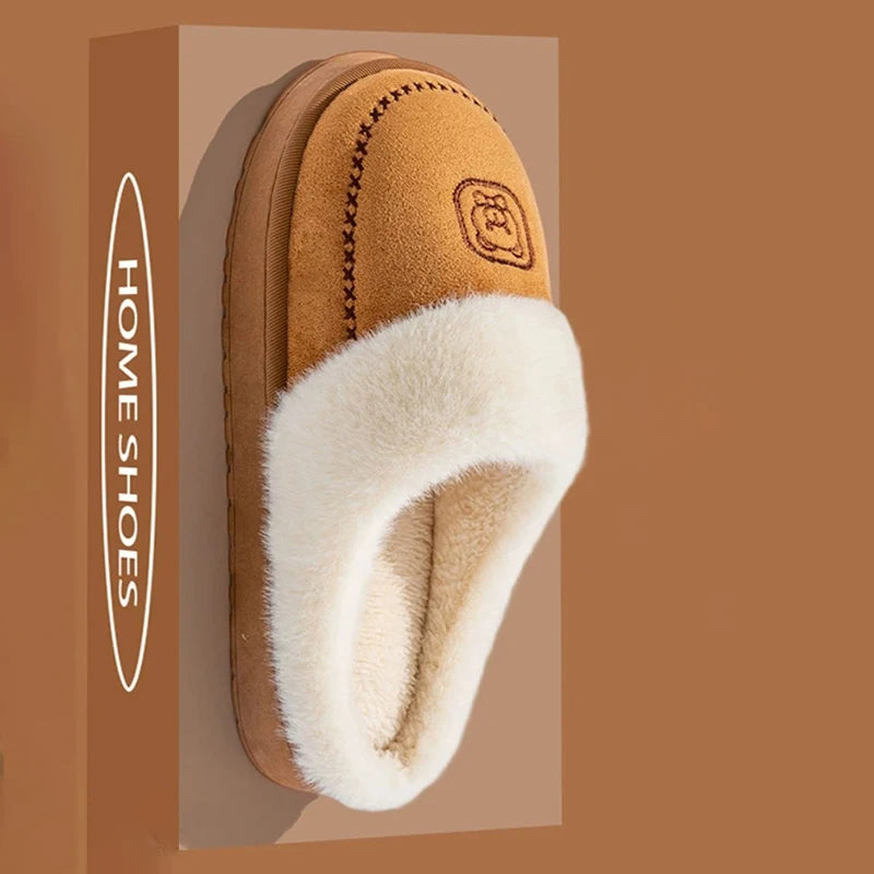 Pantuflas de mujer: suaves, cálidas y antideslizantes, con suela gruesa y diseño elegante. Perfectas para interior y exterior - Kumo Rose™