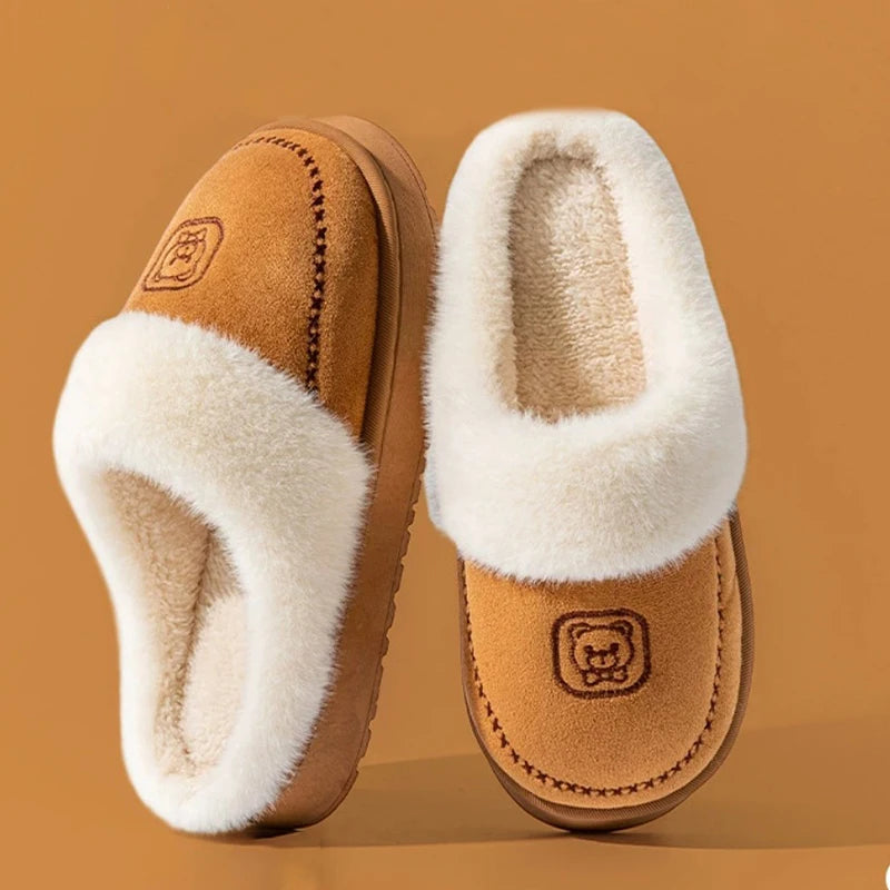 Pantuflas de mujer: suaves, cálidas y antideslizantes, con suela gruesa y diseño elegante. Perfectas para interior y exterior - Kumo Rose™